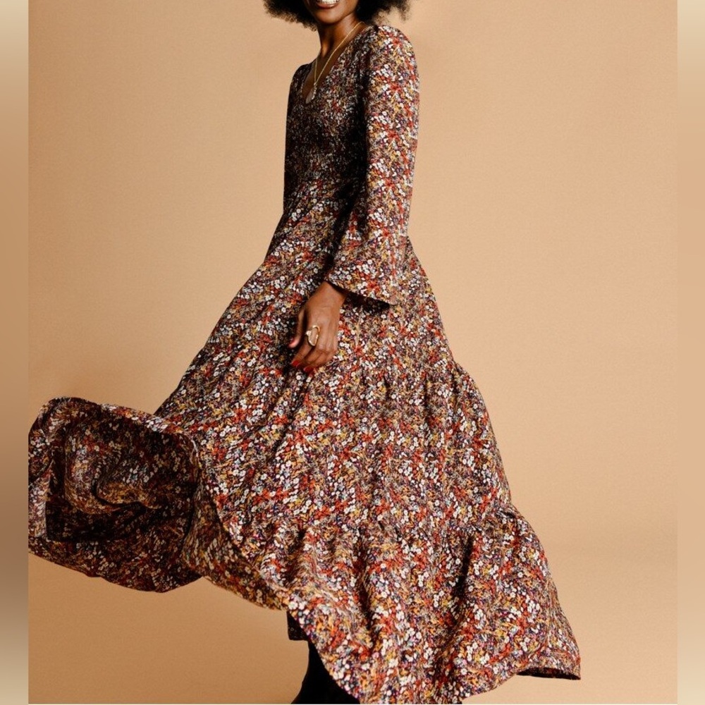 Molly Bracken Floral Long Sleeve Dress